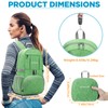 ZOMAKE 25L Foldable Backpack - Lightweight Folding Backpacks Packable Hiking