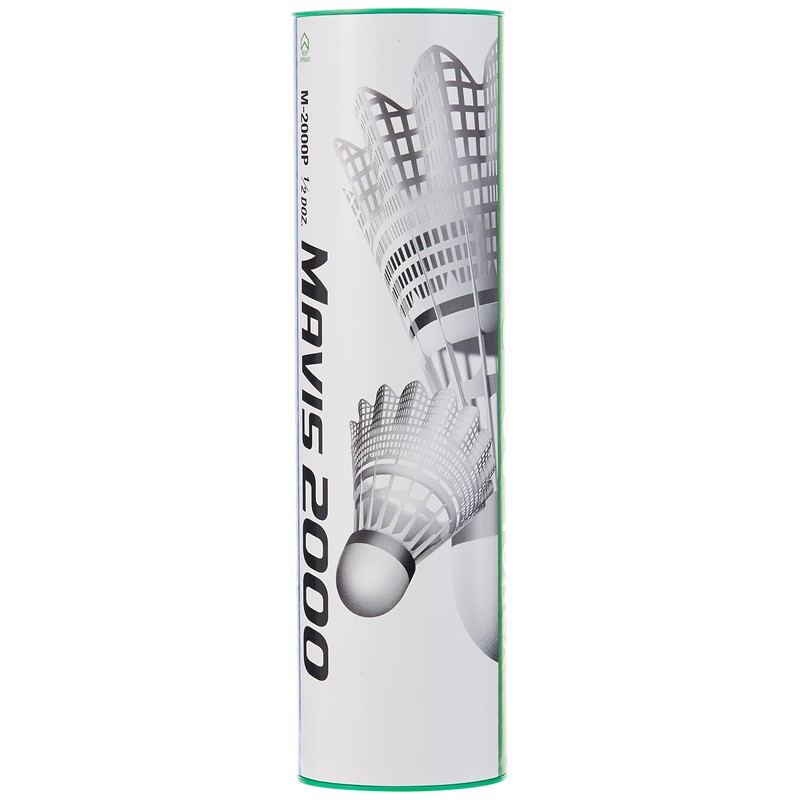 YONEX Mavis 2000 Badminton Shuttlecocks (Tube of 6), 78-Medium-Blue