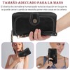 Cartera para Mujer Gran Capacidad, Trifold Clip Monedero para Tarjeta