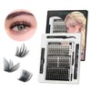 ANNAFRIS Eyelash Extensions, Eyelash Cluster Kit, Cluster Lashes, Artificial Eyelashes,