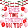She's The Cherry on Top Baby Shower Balloons for Girl