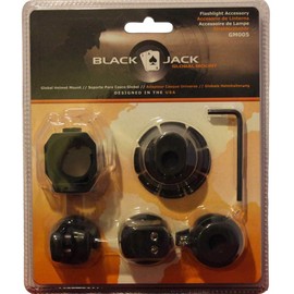 Blackjack Global Mount Firefighter Helmet Flashlight Holder (GM005)