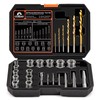 Coobeast 26Pcs Bolt Extractor Kit and Left Handed Drill Bit,