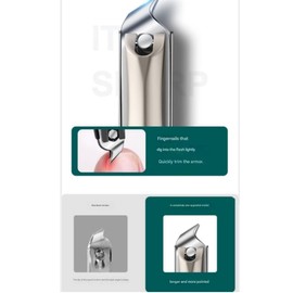 Premium Stainless Steel Nail Clipper Set - 3 Pieces (Fingernail & Toenail Clipper Set for Men and Women)