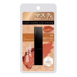 Pico Monte Japan DE Lip Color 06 Apricot Cacao/Lipstick, Lip Tint, Beautiful Color, Moisturizing Ingredient, Tight, Long Lasting, Anti-falling, Mask Resistant
