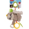 Fisher-Price Baby Toy Slow Much Fun Stroller Sloth, Travel Activity