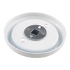WHYHKJ Embedded Door Circular Pull Ring 201 Porcelain White with
