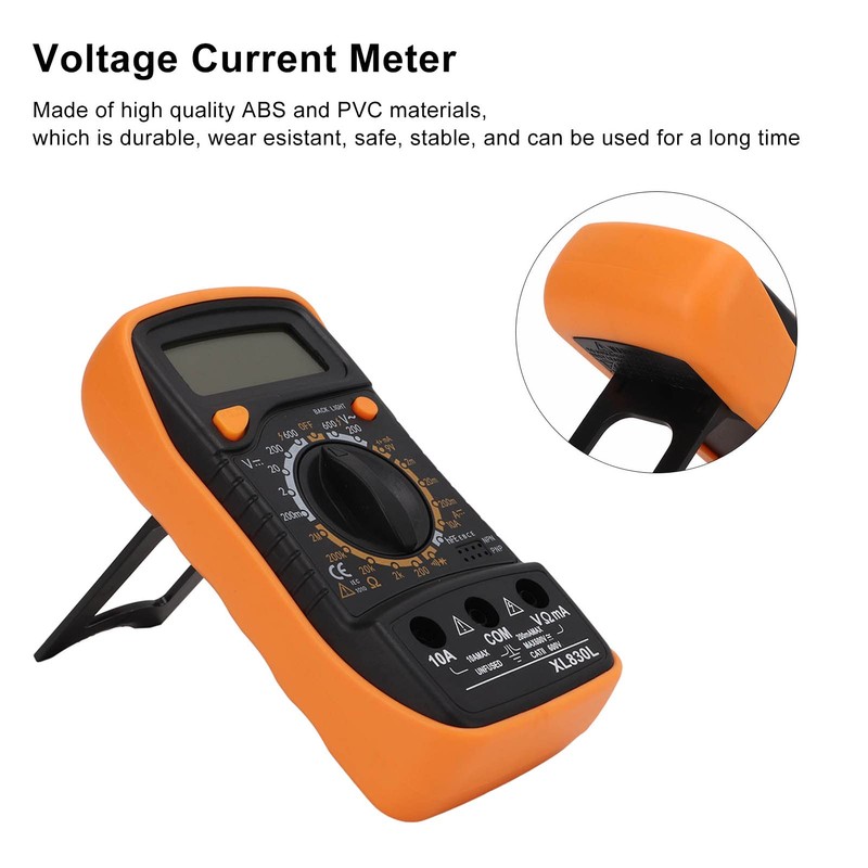 XL830L Digital Multimeter With Backlit, Data Retention Function, Material Voltage