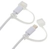 Ohm Electric HS-A2SPCT3-W 00-5197 OHM Lightning & Micro USB Plug