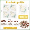 Pack of 40 Napkins First Communion + 60 Wooden Fish