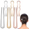 French Hair Pins for Women of 6 - U-Shaped Pins