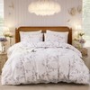 Cozaline Floral Duvet Cover King Size - 100% Nature Cotton