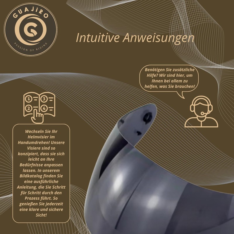 Guajiro - Helmet Visor Compatible with AGV K3 / K4