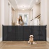 Upgrade Retractable Baby Gates Extra Wide (150" W x 42"