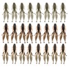 eMagTech 24Pcs Fishing Soft Lures Crawfish Soft Baits Bionic Replica