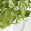 Factory Direct Craft Artificial Shamrock Silk Flower Bush - Pack