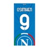 SSC NAPOLI Unisex - Adult Osimhen Beach Towel, Light Blue,