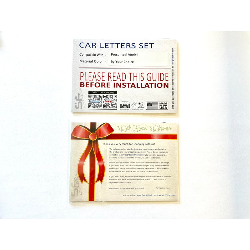 Chrome Tailgate ABS Plastic Letters Compatible with Taco 2016-2023 Rear