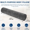 M Mute Touch Cylindrical Bolster Pillow Long Body Pillow Side