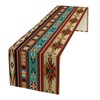 Aztec Table Runner,Ethnic Style Design Geometric Table Runners Dresser Scarves