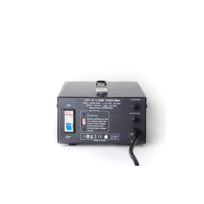 ELC T Series 2000 Watt Voltage Converter Transformer - Step