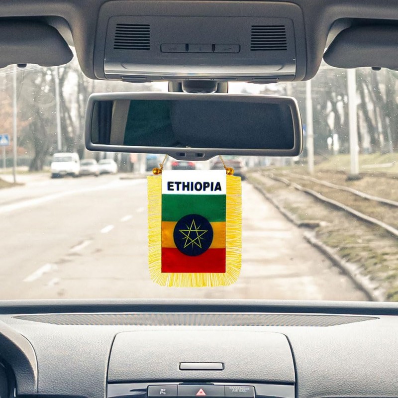 Ethiopia (Star) Mini Banner - 1 dozen pack