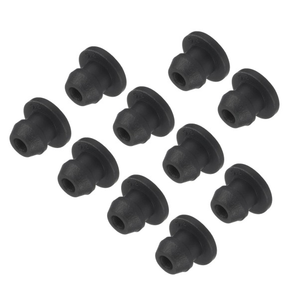 uxcell 10Pcs Silicone Snap in Locking Hole Plugs Seal Cover