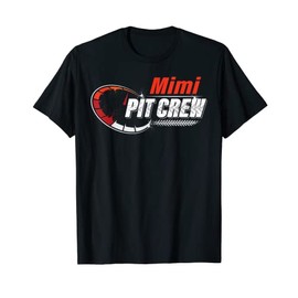 Race Car Birthday Party Racing Family Mimi Pit Crew T-Shirt