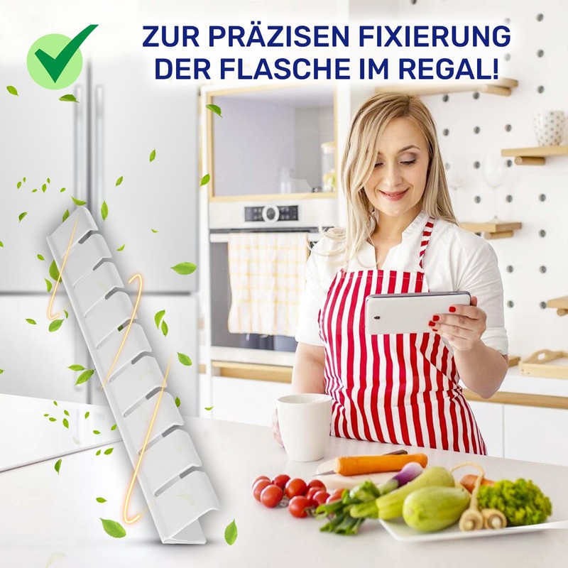 Bottle Holder for Fridge Bottle Shelf 310 x 35 x