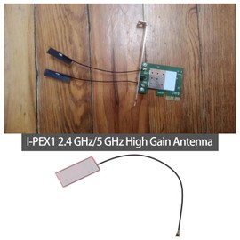 VGOL 2PCS 2.4 GHz 5 GHz I-PEX1 High Gain WiFi Antenna for WiFi 5 & 6 Adapters Laptops Desktops 13cm PCB FPC Patch Antenna Dual Band Support