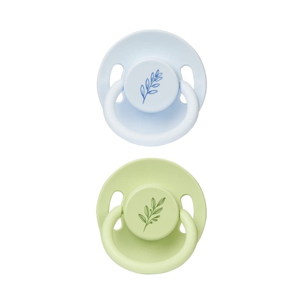 Wee Baby (2-Pack) Baby Dummies | 100% Natural Rubber Dummy