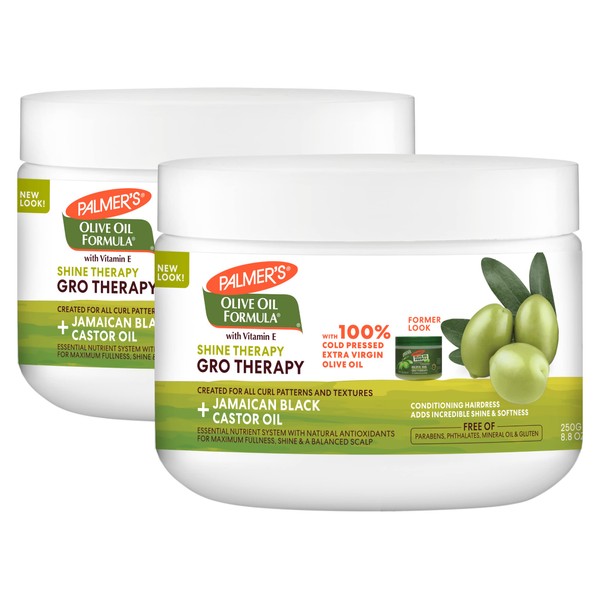 Palmer's Olive Oil Formula Gro Therapy for Healthy Hair and Scalp, 8.8 Ounces (Pack of 2)