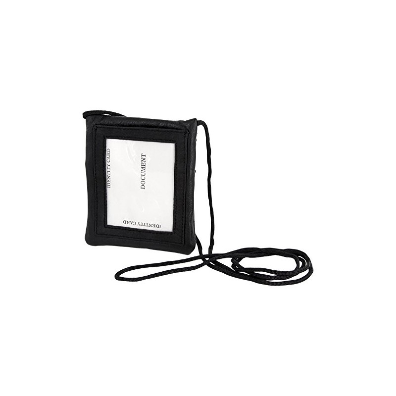 ReNa-Retail High-quality chest bag, genuine leather, Black 2 Small