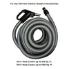 Wessel-Werk Central Vacuum Hose Kit with Floor and Household Vacuum