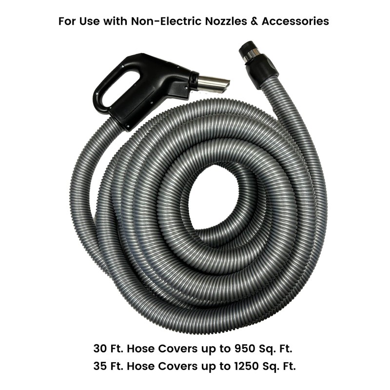 Wessel-Werk Central Vacuum Hose Kit with Floor and Household Vacuum