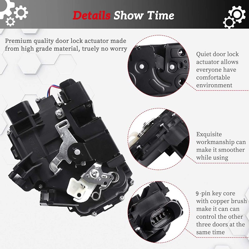 Car Door Lock Front Left, OTUAYAUTO Lock Actuator with Central