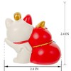 Maneki Neko Statue - Tiny Money Lucky Cat, Caishen Cat,