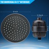Nuodan Filtered Shower Head, High Pressure Rain Shower Head Filter