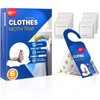 【𝐇𝐢𝐠𝐡𝐥𝐲 𝐄𝐟𝐟𝐞𝐜𝐭𝐢𝐯𝐞】 Clothes Moth Traps with Extra Strength Pheromone Attractant