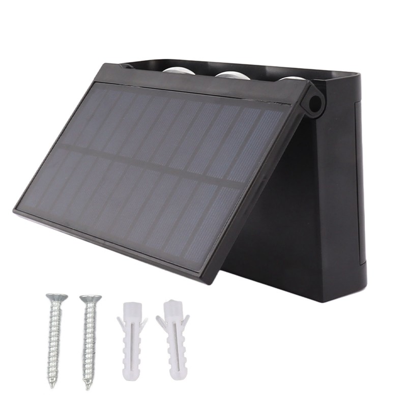 Solar Wall Light Up Down IP65 Waterproof Decorative LED Outdoor