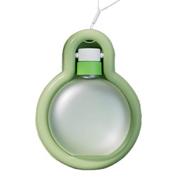 Portable Foldable Pet Dog Water Bottle, Pet Water Dispenser for Outdoor Walking, Hiking, and Travel-17OZ Capacity Gravity Water Kitten Drinker (Green)