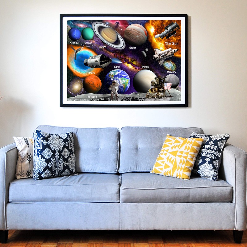 Think2Master Solar System & Space Exploration 1000 Pieces Jigsaw Puzzle