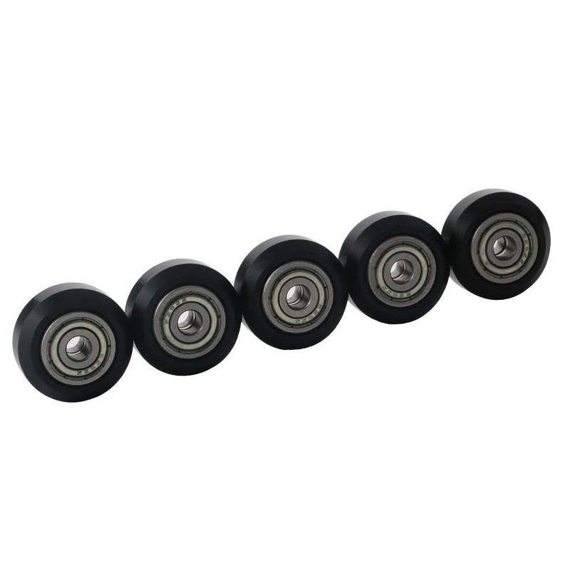 RUNCCI-YUN 5 Pieces 3D Printer V-Slots Models Pulley, POM Plastic