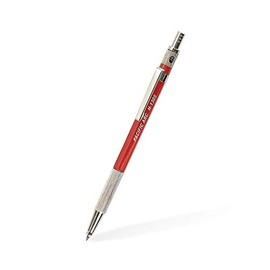 Pacific Arc - Soporte de plomo y sacapuntas de plomo de 2 mm, lápiz rojo para artistas, dibujo