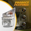 Jecoupoon Left Driver Side Headlight Assembly w/Corner Lamp Compatible with