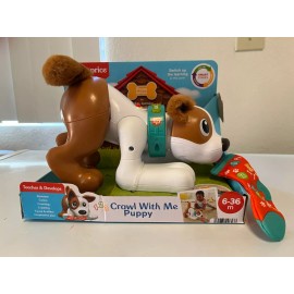 Fisher-Price NEW ​Fisher-Price 1.2.3. Crawl with Me Puppy, Electronic Dog 55+songs/sound