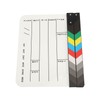 Acrylic Film Clapboard Professional Dry Erase Movie Props Clap Board