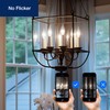 FLSNT 5000K Daylight LED Chandelier Edison Bulbs, 60W Equivalent, Dimmable