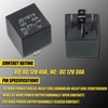 EPLZON JD1914 Relay 12V 40A 5 Pin Car Relay 584416