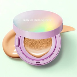 Anjumain Self Beauty Unicorn Aurora Radiance Cushion SPF50+ PA+++ Original 15g, No. 23 Natural Beige, 1 piece / 셀프뷰티 유니콘 오로라 광채 쿠션 SPF50+ PA+++ 본품 15g, 23호 내추럴베이지, 1개
